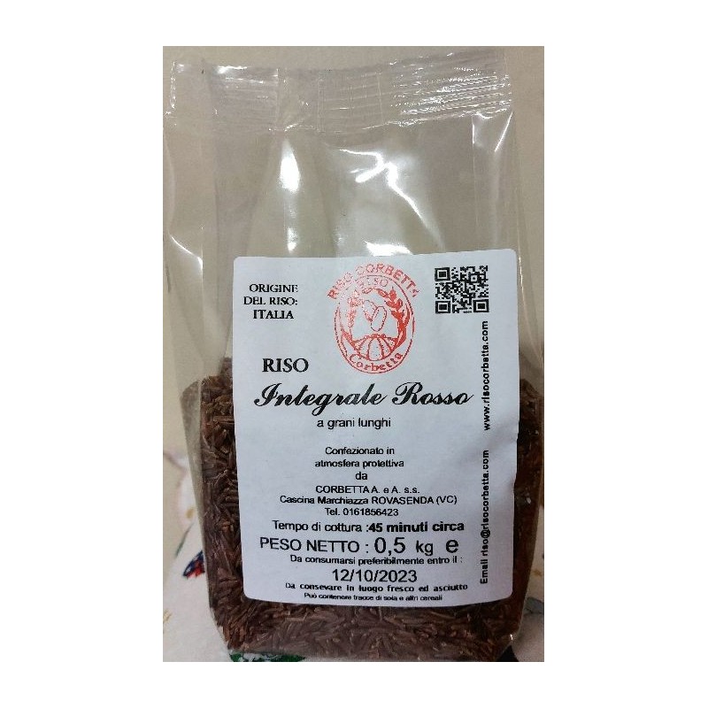 Scatola contenente 10 sacchetti da 1 kg di Riso Venere Integrale Riso Corbetta Scatola contenente 10 sacchetti da 1 kg di Riso Venere Integrale Riso Corbetta