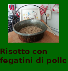 Risotto con fegatini di pollo