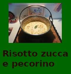 Risotto zucca e pecorino