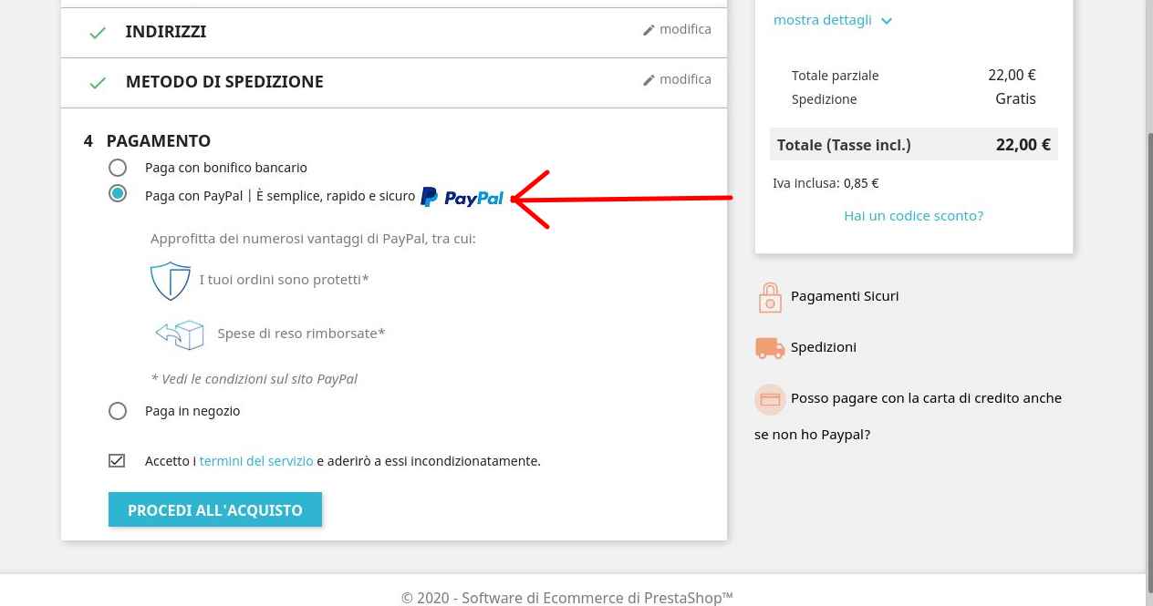 Paga con la tua carta anche senza essere registrato Paypal
